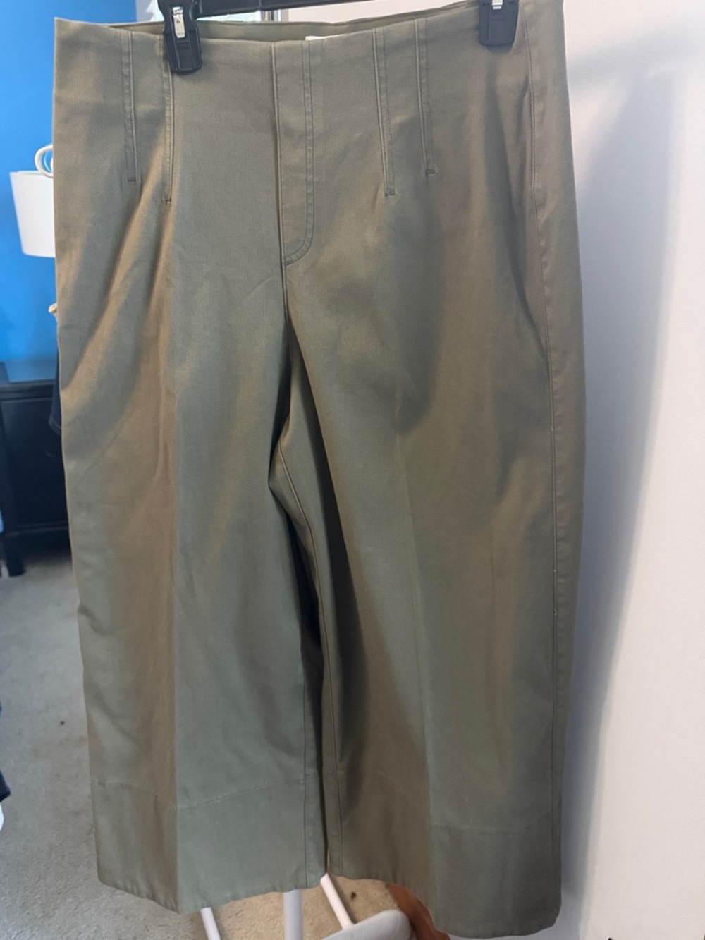 Spanx Olive Green Wide-Leg Pants
